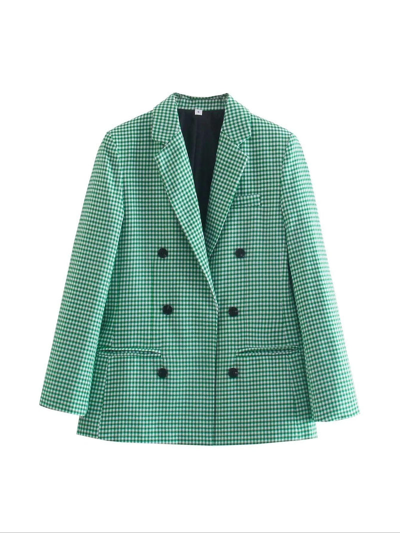 Blazer Xadrez Feminino - Le Belle