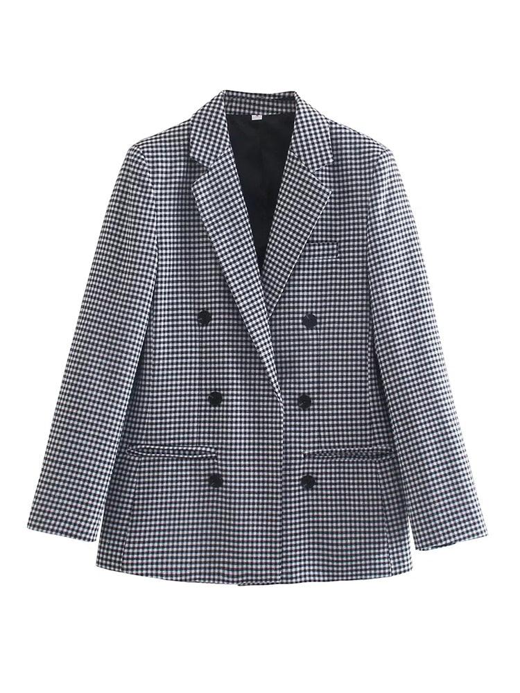 Blazer Xadrez Feminino - Le Belle