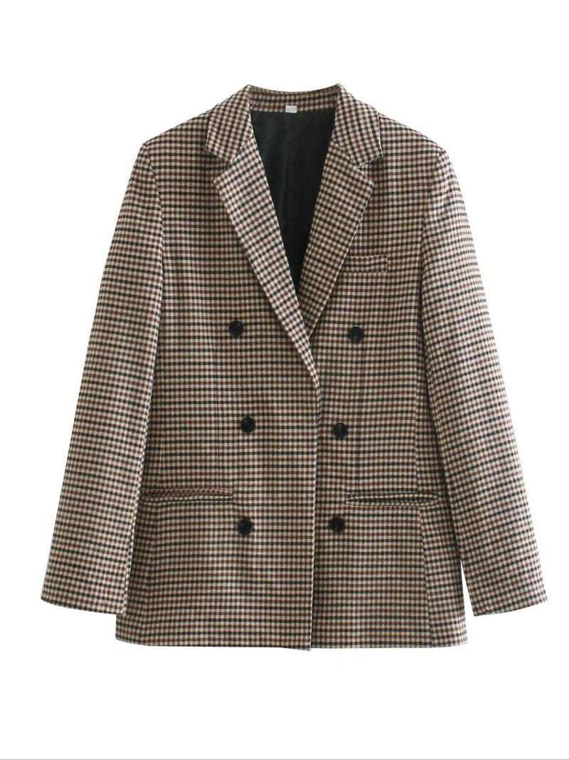 Blazer Xadrez Feminino - Le Belle